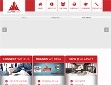 Tablet Screenshot of alapattgroup.com